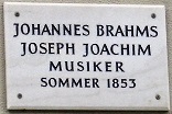 Brahms-Joachim-Schild. Foto E. Haerter