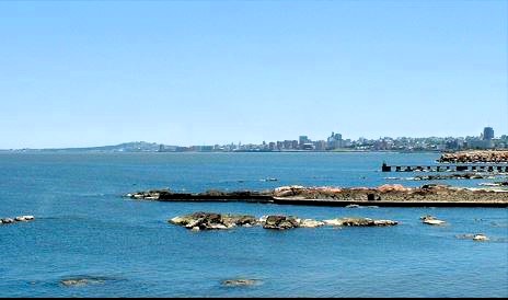 Der Rio de La Plata vor Montevideo. Foto: E. Haerter