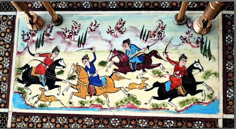 Persische Miniatur. Foto E. Haerter